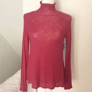 Free People Mesh turtle neck